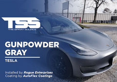 Gunpowder Gray on Tesla