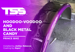 HooDoo-VooDoo and Black Metal Candy on Prince Bike