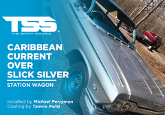Caribbean Current over Slick Silver on Station Wagon
