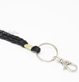 Mesh Braided Fabric Necklace LANYARDs Keychain for key, ID holder, Cell phone, USB, or Camera