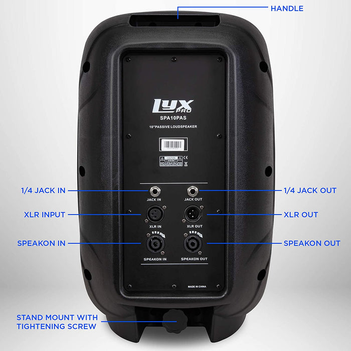 xlr input speaker