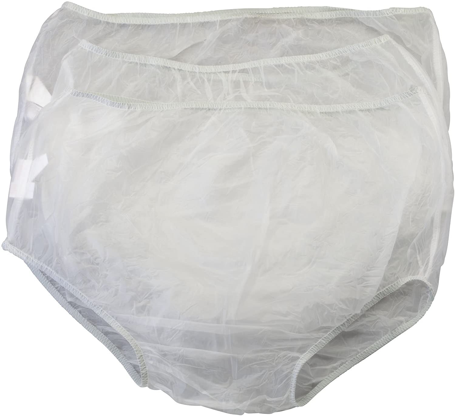 Vinyl Waterproof Incontinence Underpants, 3 Pair — SkyMall