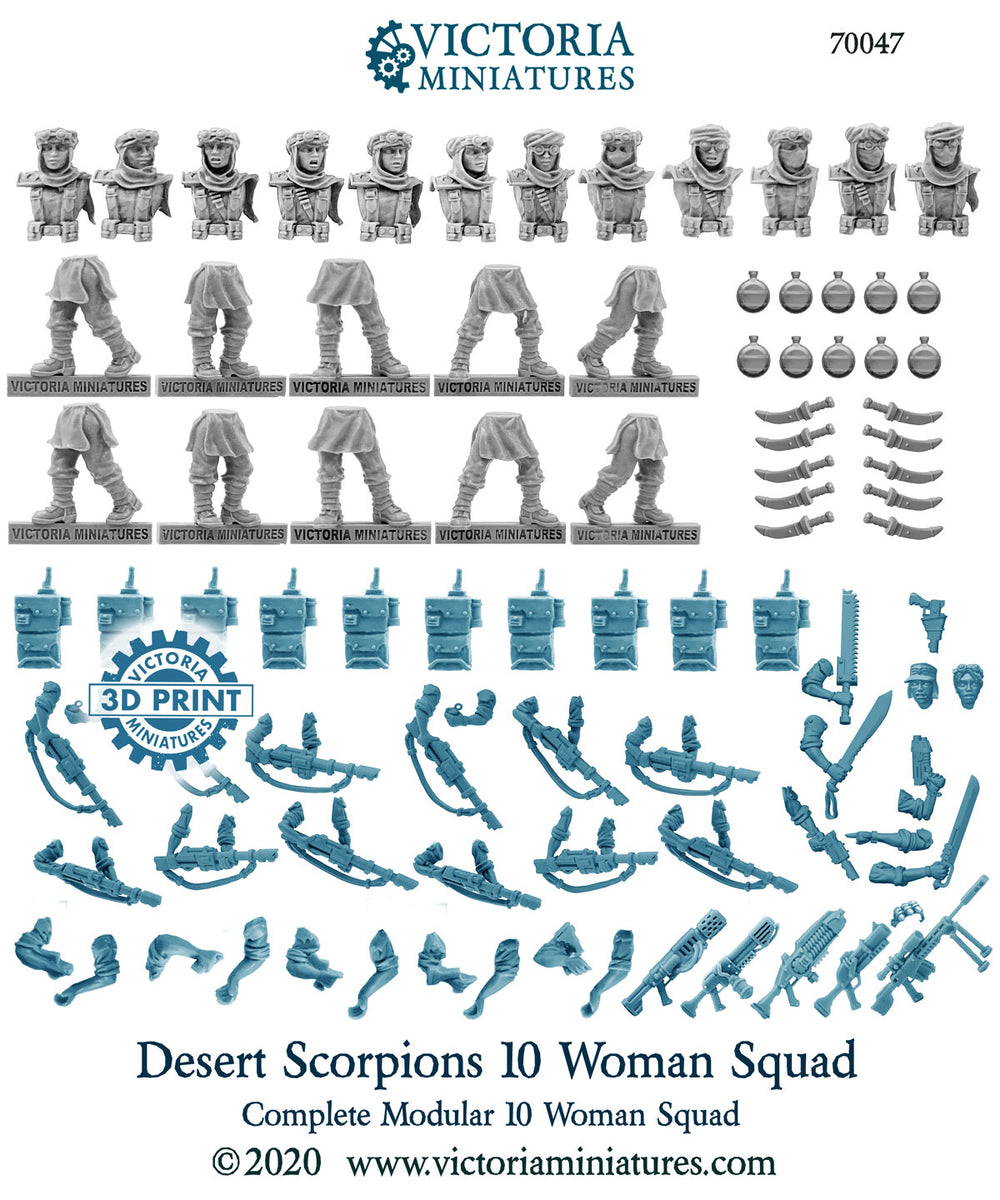 Desert Scorpions 10 Woman Squad