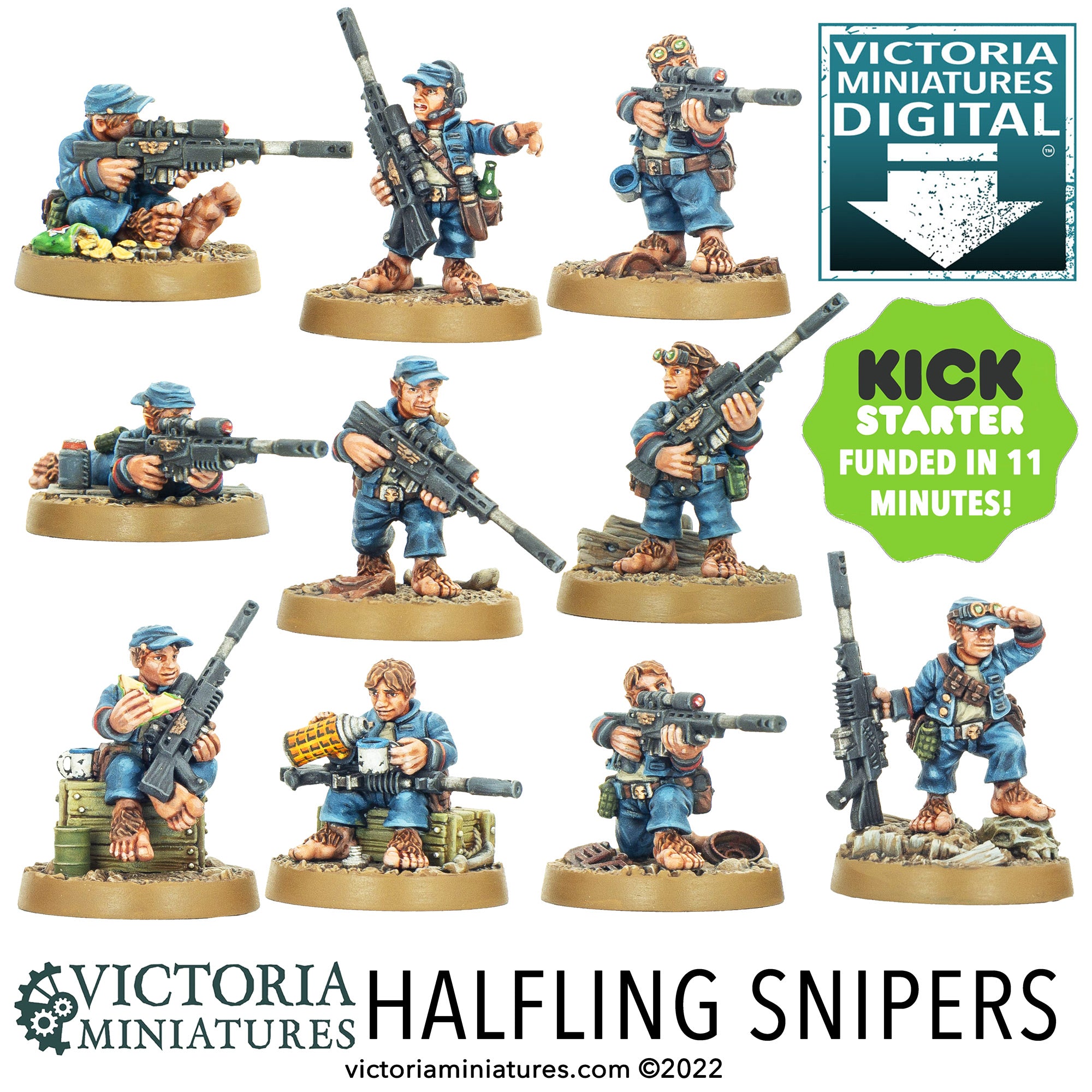 Halfling Snipers 10 Man Squad