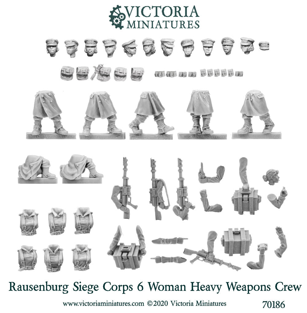 Rausenburg Siege Corps Heavy Weapons Crew (female)