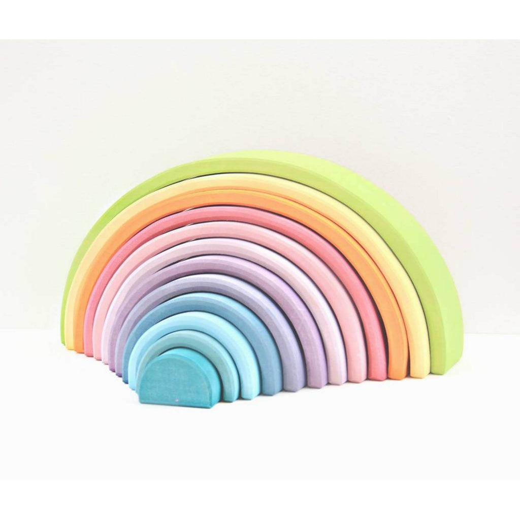 grimms 12 piece pastel rainbow