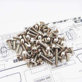 Hiro Seiko XRAY T4F'21 Titanium Hex Socket Screw Set | APEX RC