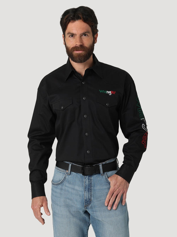 Men's Wrangler Long Sleeve Shirts