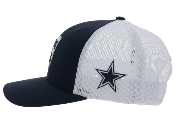 Dallas Cowboys White/Blue Hat w/ Brown Texas Logo – Hooey