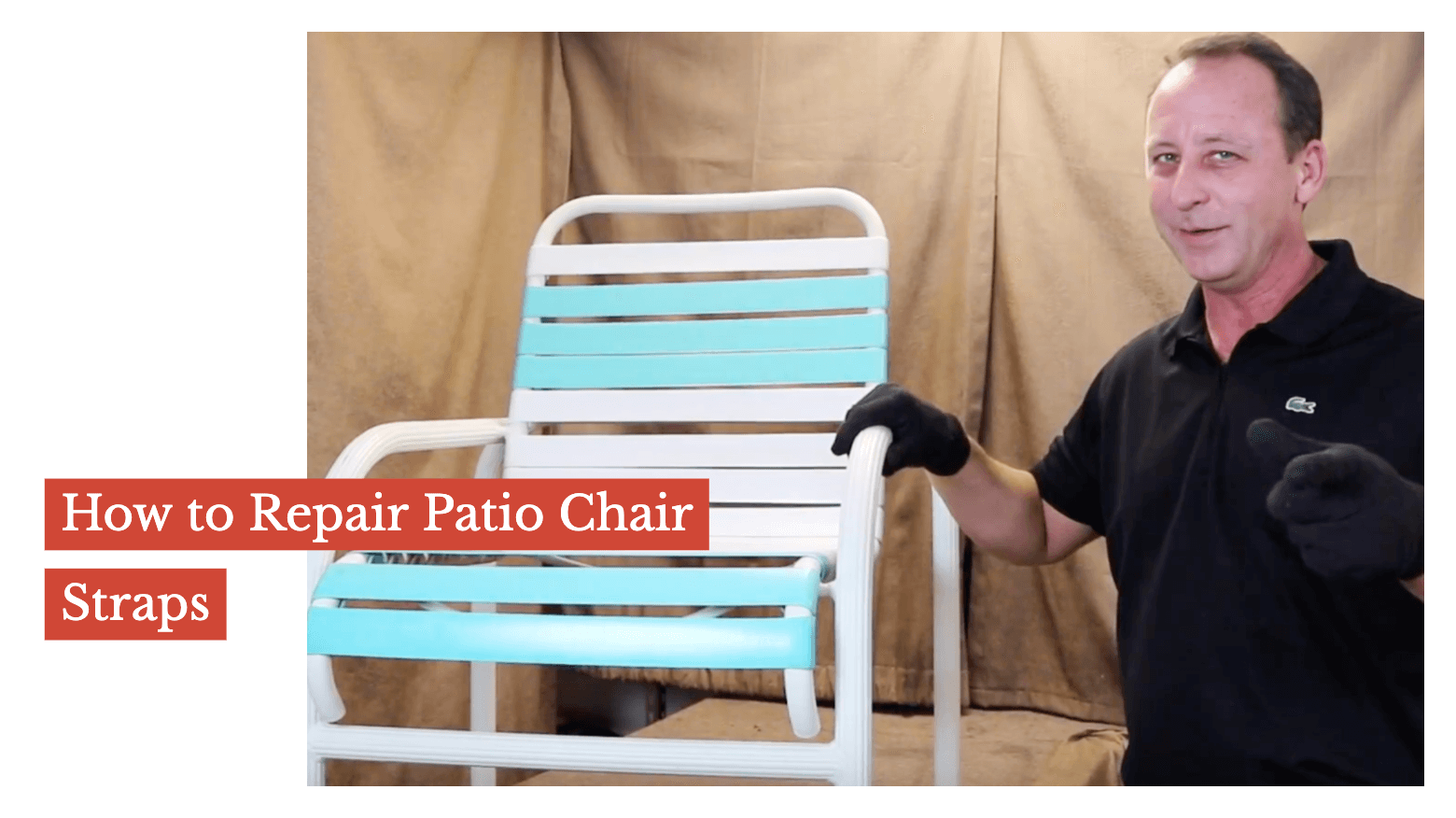 How to Repair Patio Chair Straps - Sunniland Patio - Patio ...