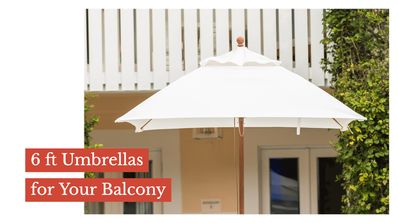 6 Ft Umbrellas For Your Balcony Sunniland Patio Patio Furniture In Boca Raton