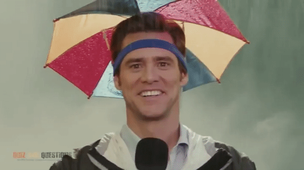 jim carrey with umbrella