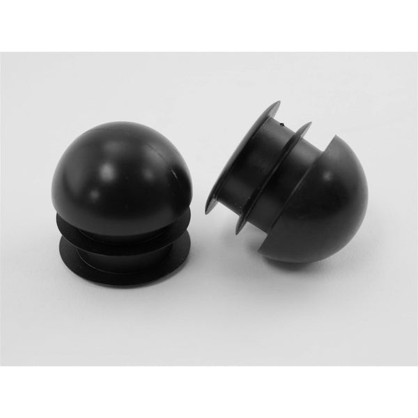 1-1/4" Multi-Gauge Ball Chair Leg Insert | Black | Item 30-619B