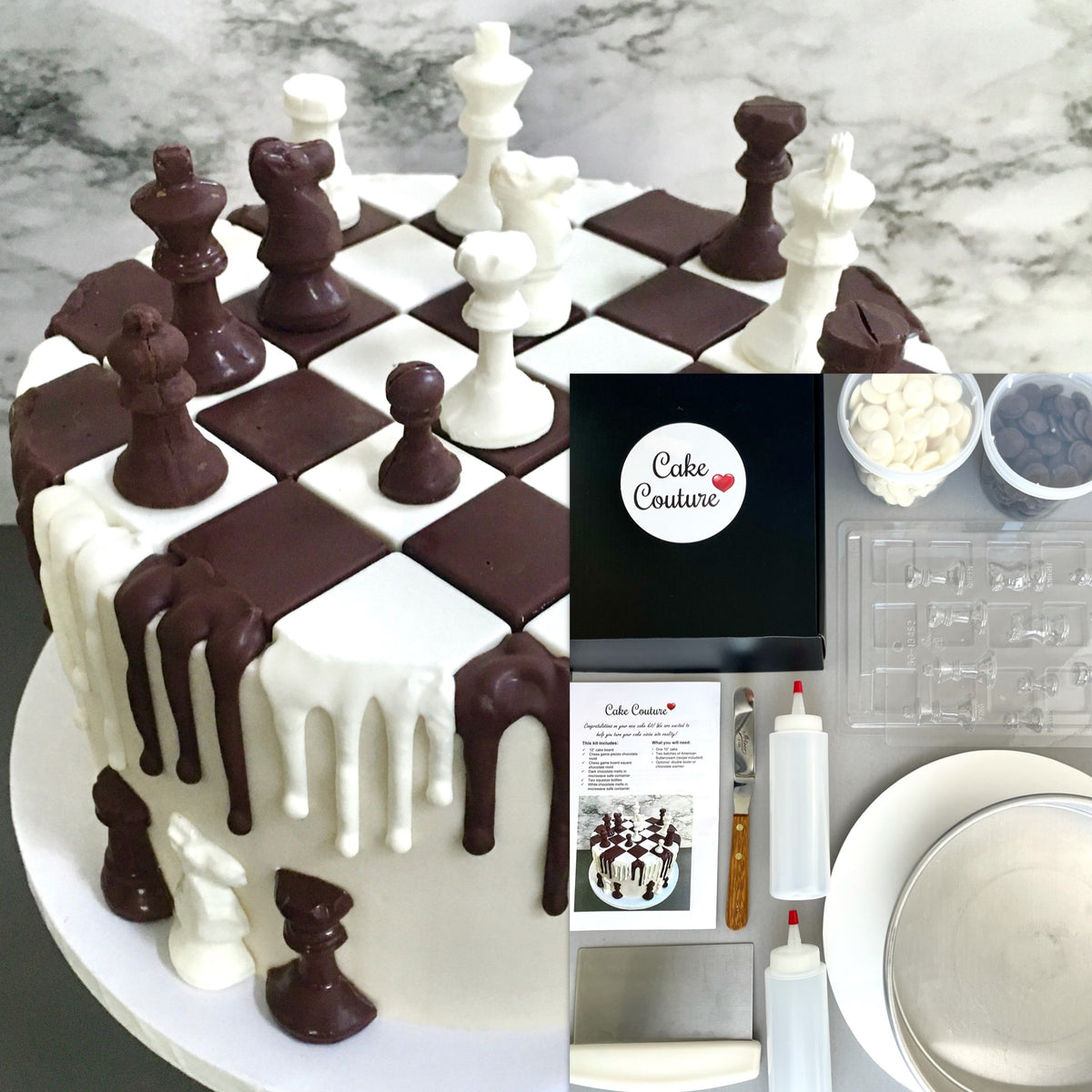 Small Chess Piece Silicone Mold – Frans Cake and Candy