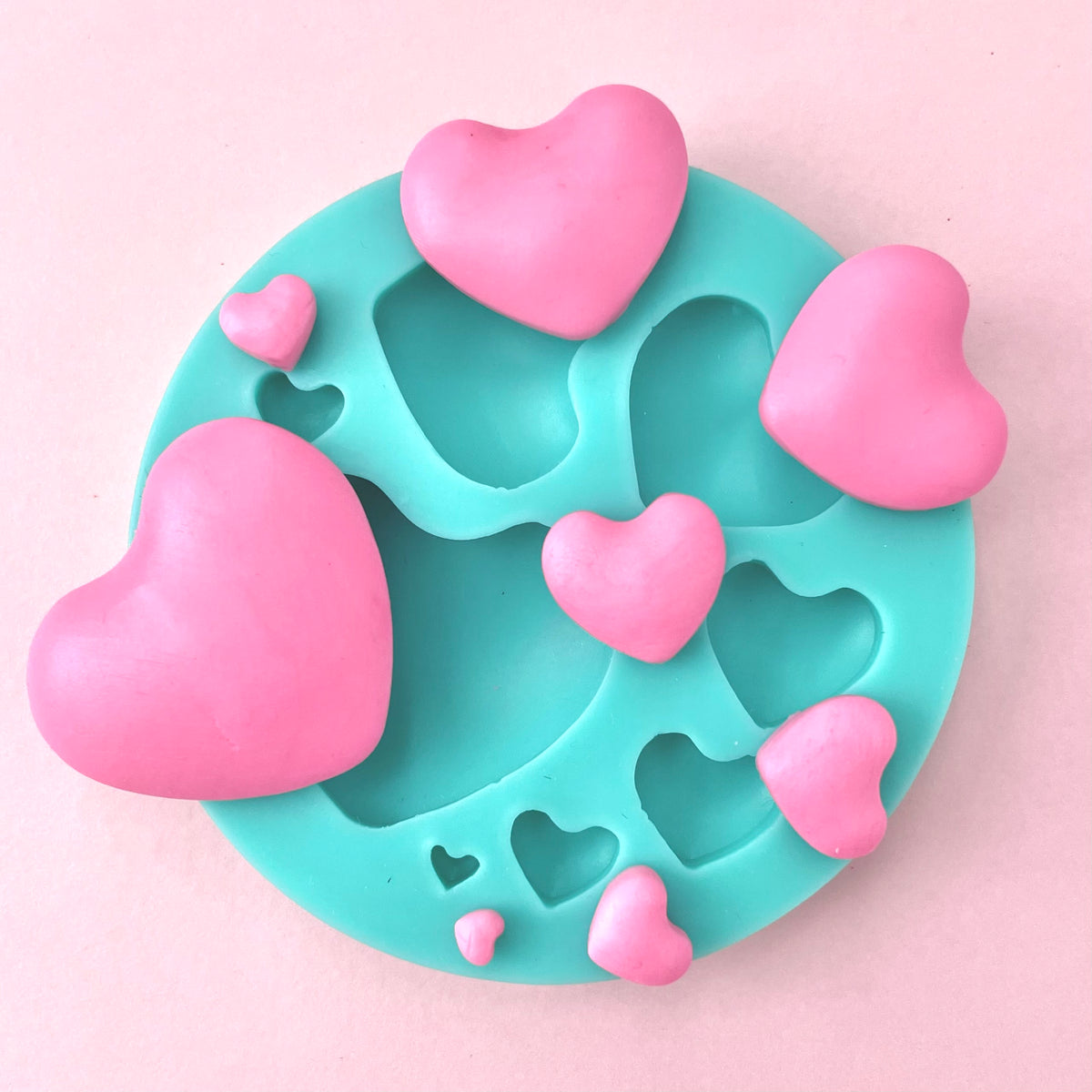 BUBBLY BREAKABLE HEART Silicone Mold