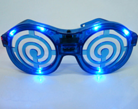 spiral led glasses