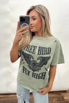 FREE BIRD FLY HIGH GRAPHIC | GREEN