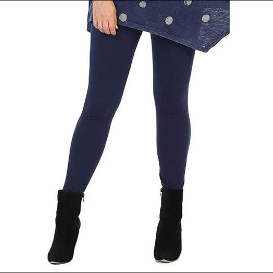 Esmara Ladies' Navy Leggings Cotton Blend - M (8/10) - New with Tags