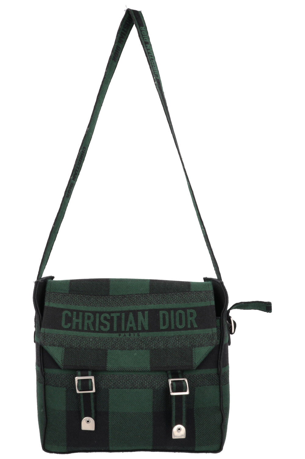 image of CHRISTIAN DIOR Diorcamp Messenger Bag Green