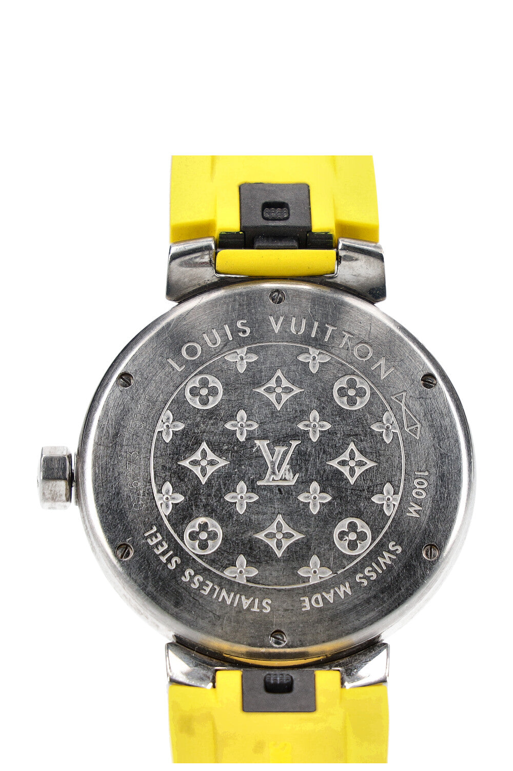 Authentic Used Louis Vuitton Tambour Q118F Watch (10-10-LVH-D1SBPG)