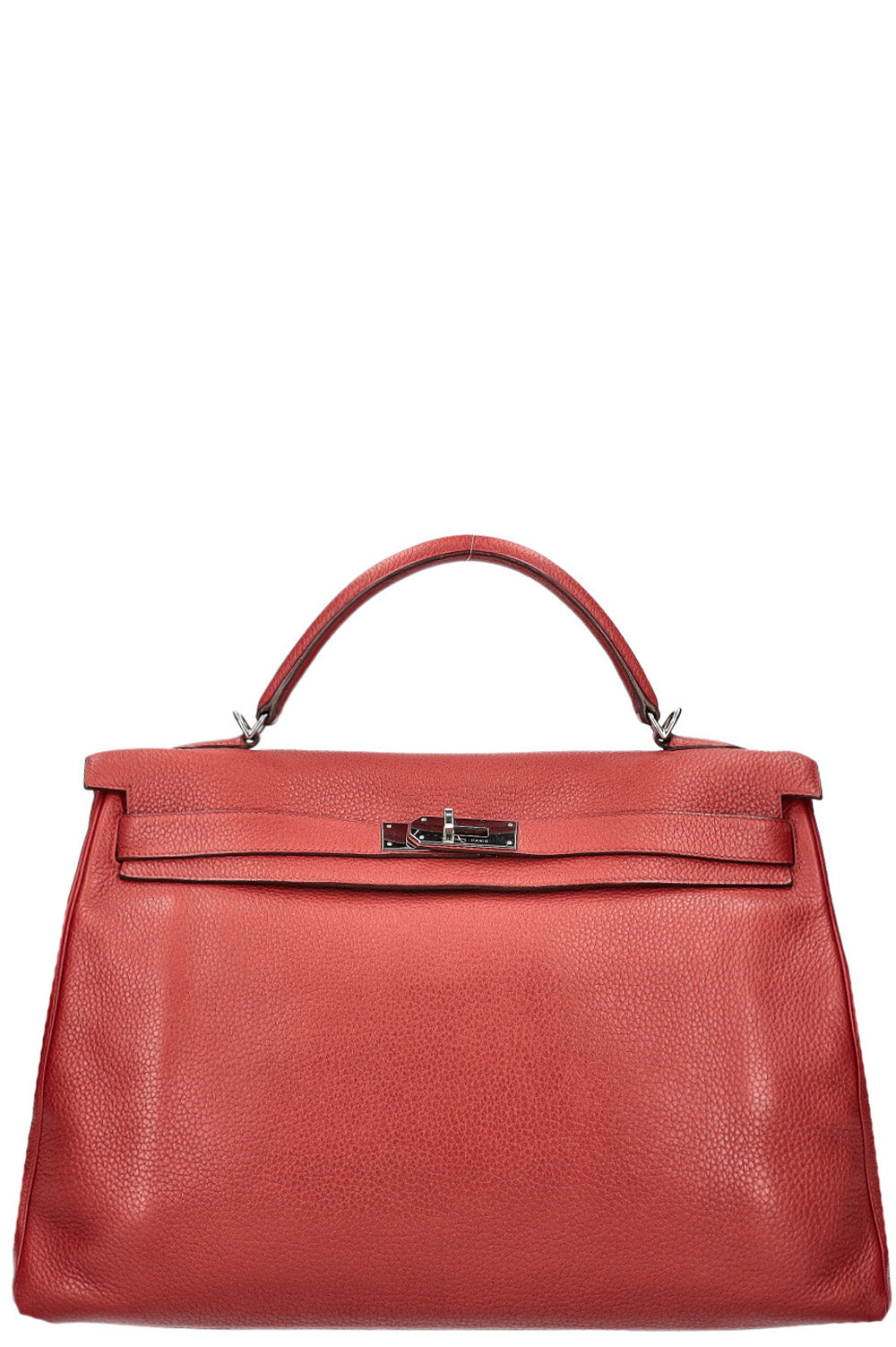 image of HERMÈS Kelly 40 Clemence Sienna