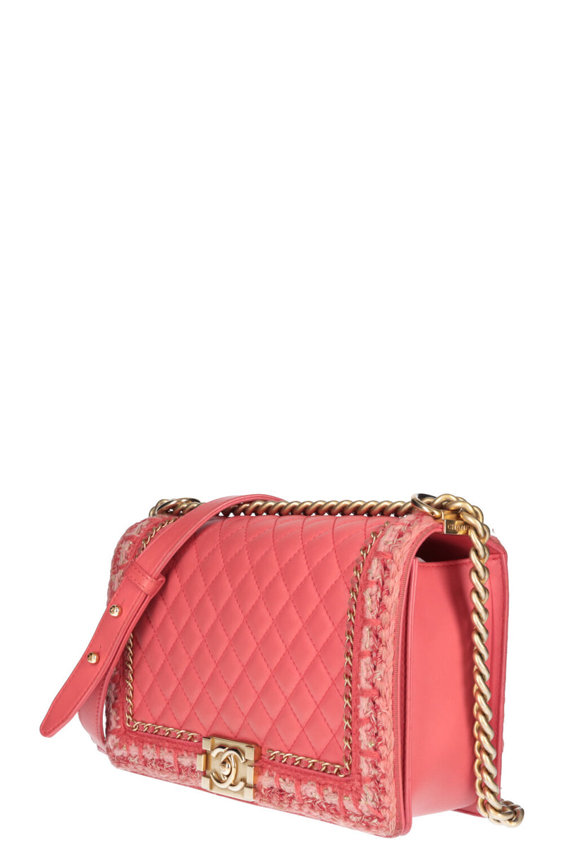 Chanel Sequin Tweed Pearl Strap Flap Bag  Consign of the Times 
