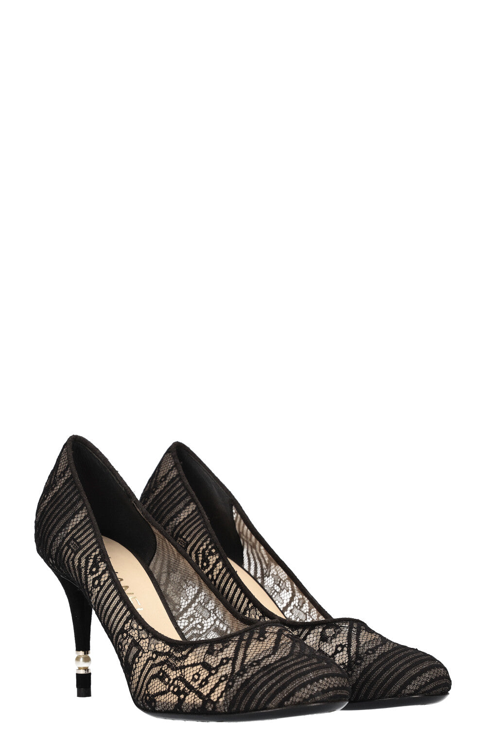 CHANEL Heels Lace Black – REAWAKE