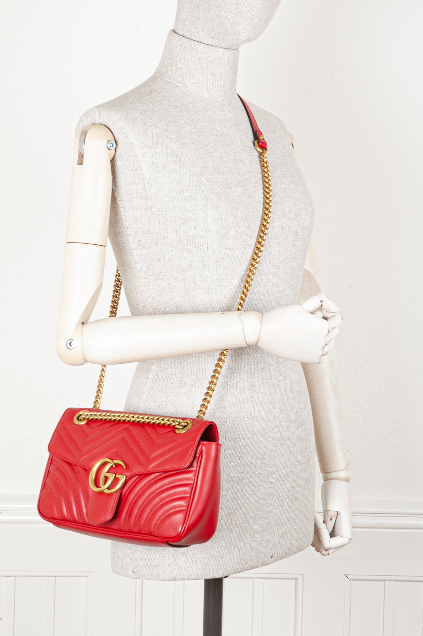 GUCCI Marmont Bag Small Red – REAWAKE