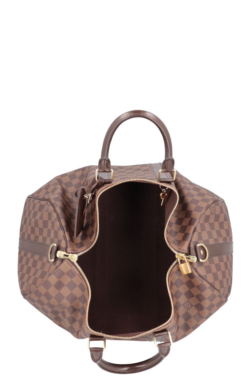 LOUIS VUITTON Damier Ebene Keepall Bandouliere 55 1174901  FASHIONPHILE