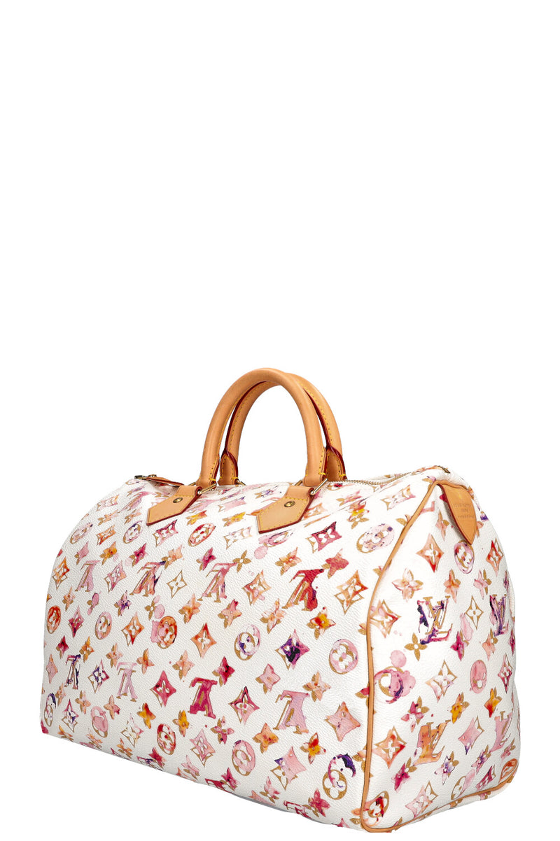 Opulent Habits  Louis Vuitton Aquarelle Watercolor Speedy in White 35 and  Marron 35: Comparison 