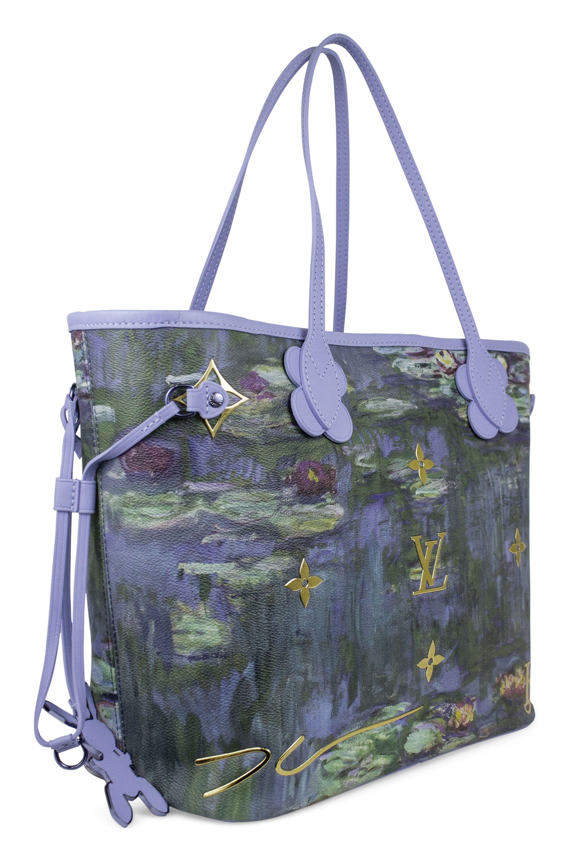 Louis Vuitton Limited Edition Coated Canvas Jeff Koons Monet Neverfull MM  Bag - Yoogi's Closet