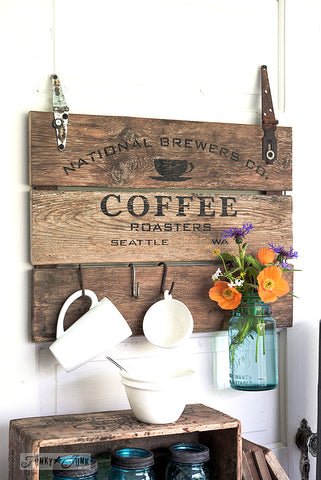 What to make with Funky Junk's Old Sign Stencils