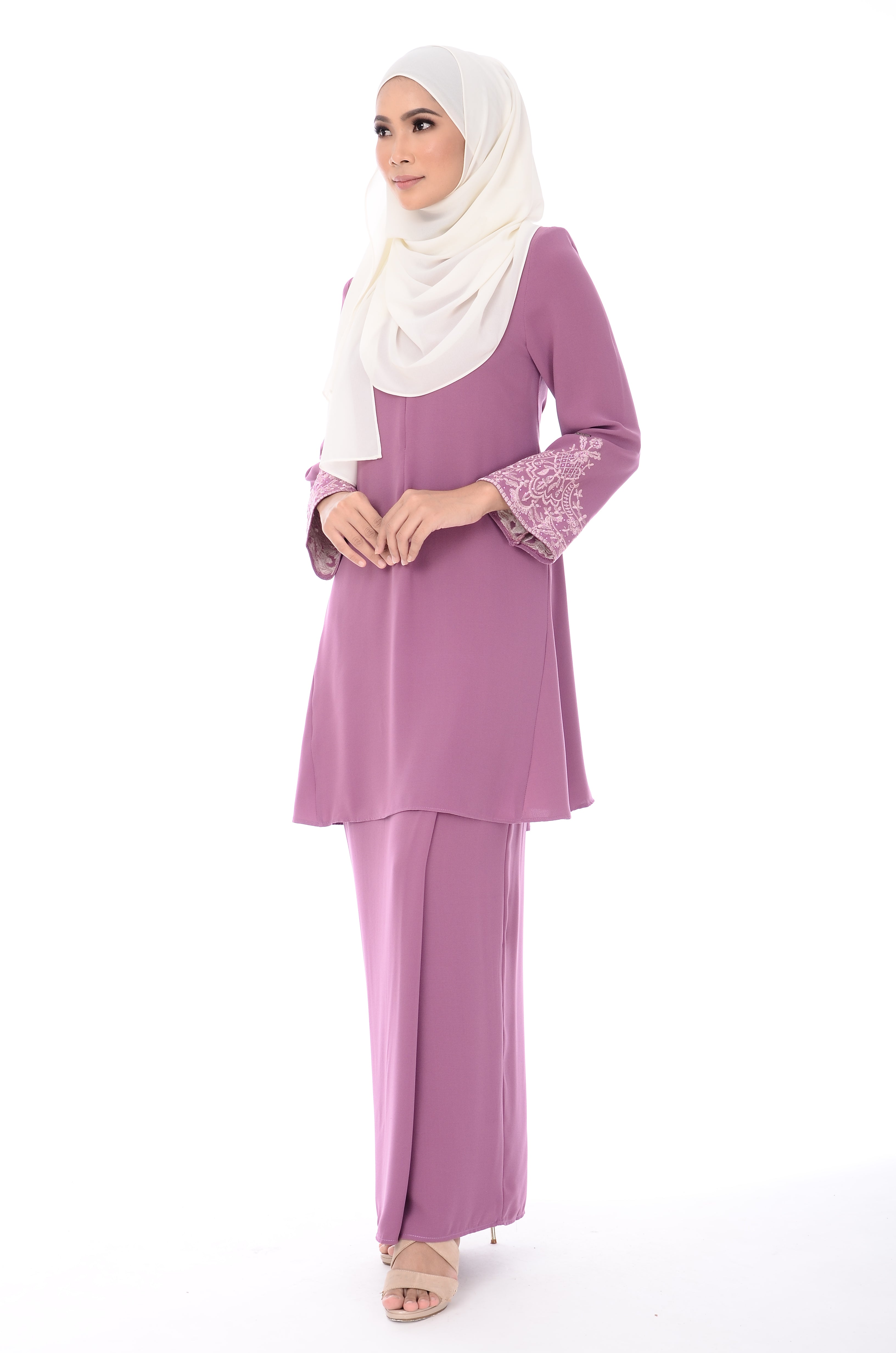  Baju  Kurung  D yana Laara BJK3059 Purple  D YANA