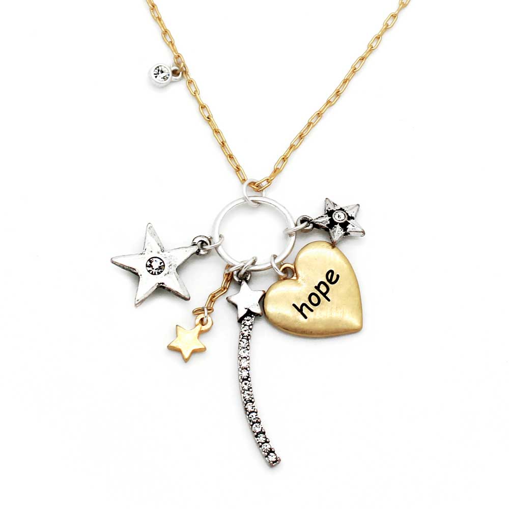 hope charm necklace