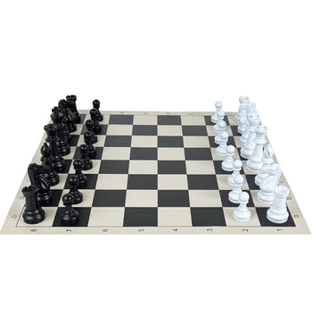 Analysis-Size Vinyl Rollup Chess Board Brown & Buff - 1.5 Squares - The  Chess Store