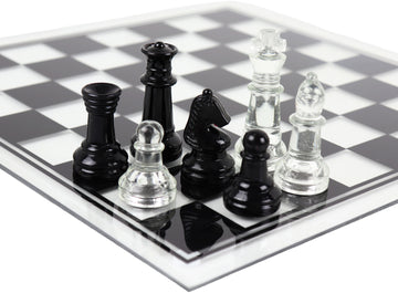 Solid Wooden Chess Set for the Blind and Visually Impaired - 3.75