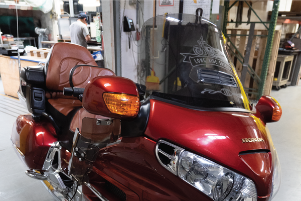 パネル windshield メンフィス色合い標準の高さClear Windshield for Honda Goldwing GL1500  Memphis Shades Standard Height Clear Windshield for Honda Go 