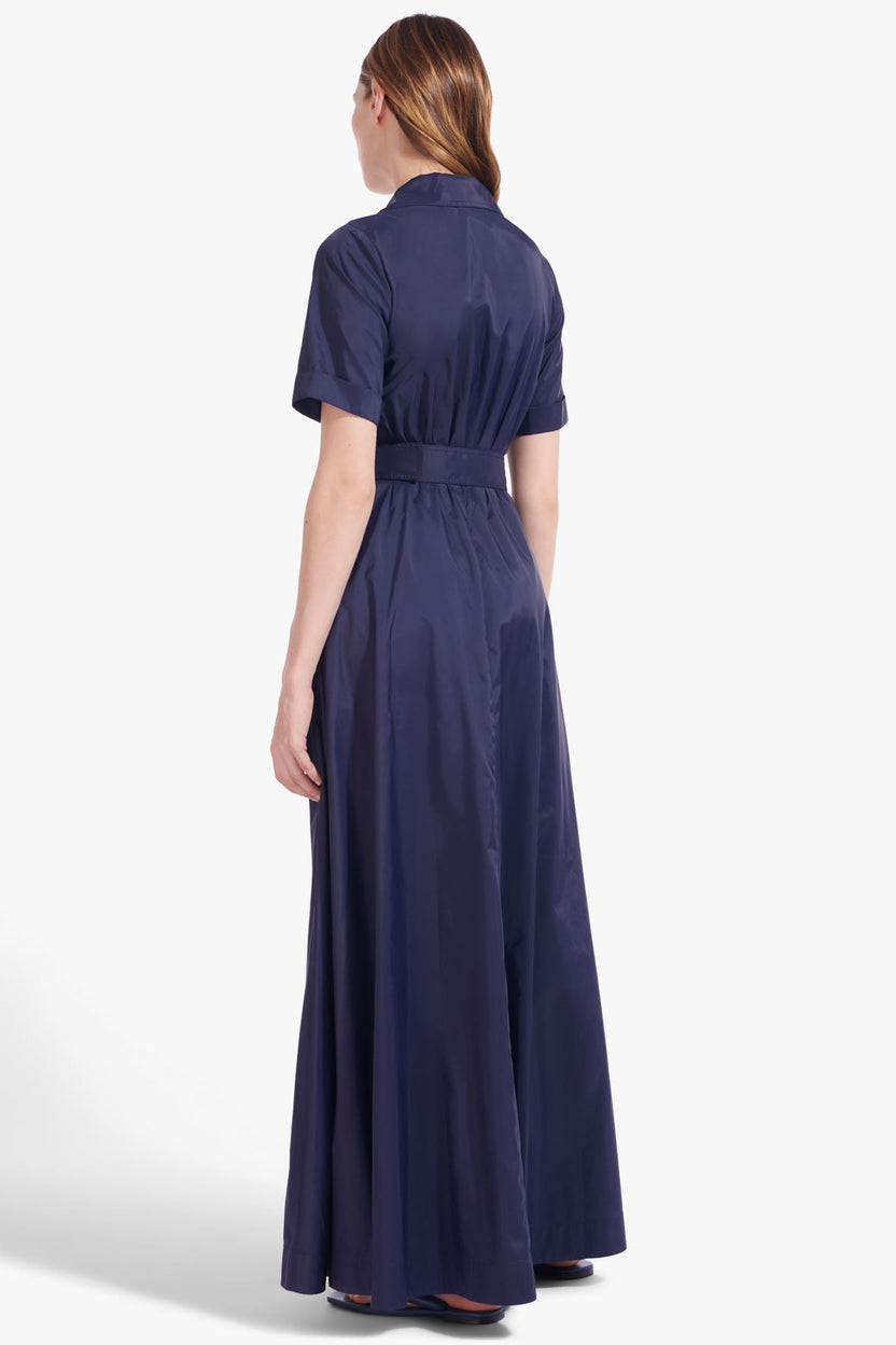 STAUD MILLIE DRESS NAVY