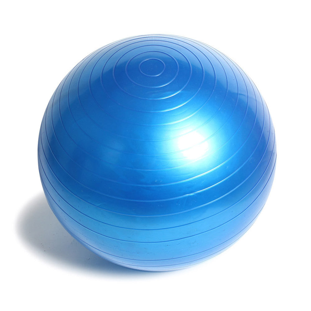 blue exercise ball