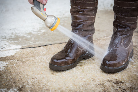 fresh water cleaning the waterproof country boot