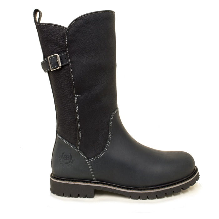 Quebec Pull On Waterproof Navy Boots - Bareback Footwear