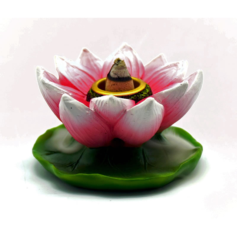 Sm Lotus Flower Back Flow Burner