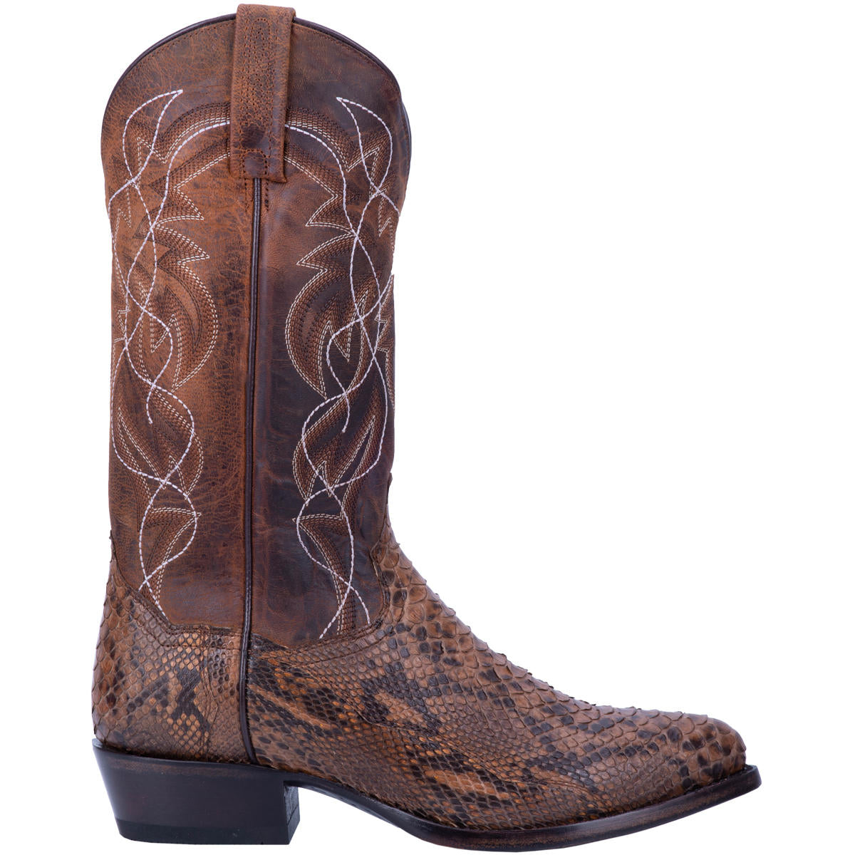 Men's Post Manning Snakeskin Boots Handcrafted –