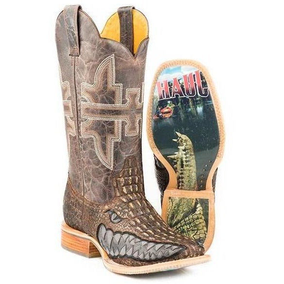 Caiman Crocodile Boots Botas de vaquero Caiman hechas a mano auténticas  para hombres – yeehawcowboy