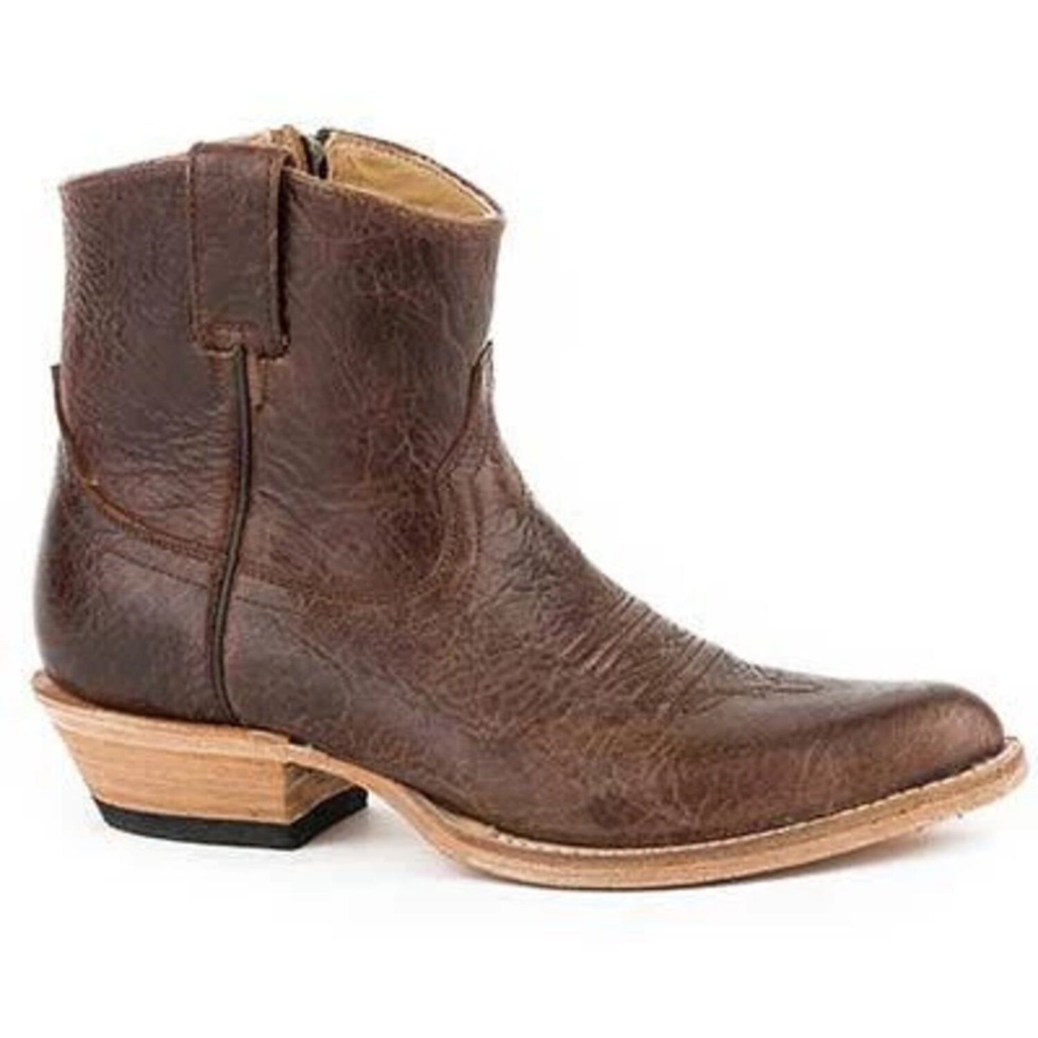 bison leather boots