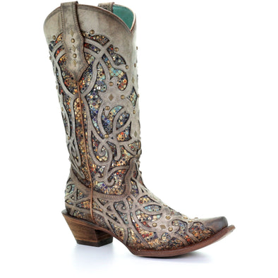 glitter cowboy boots uk