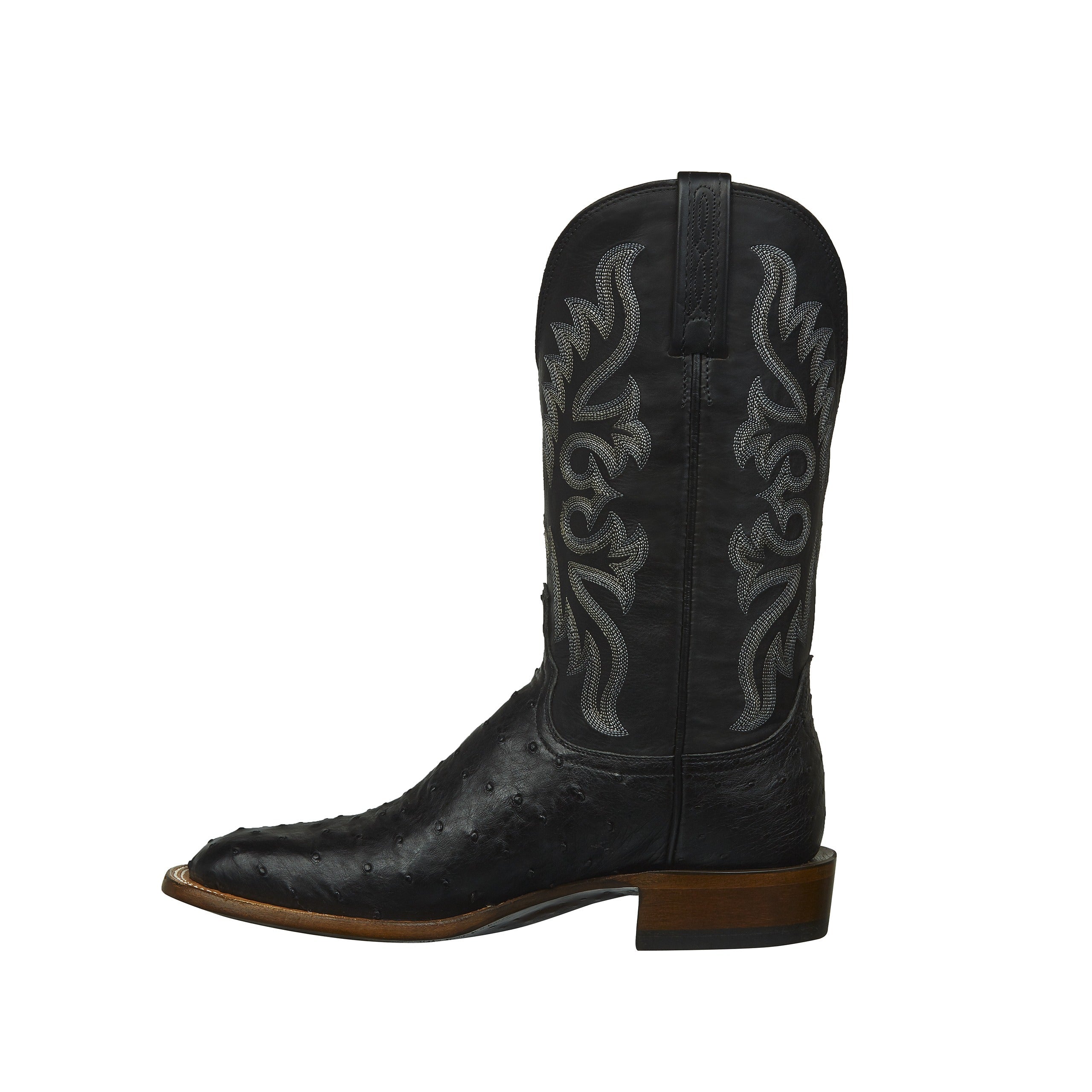 lucchese full quill ostrich boots