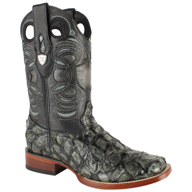 exotic fish skin boots
