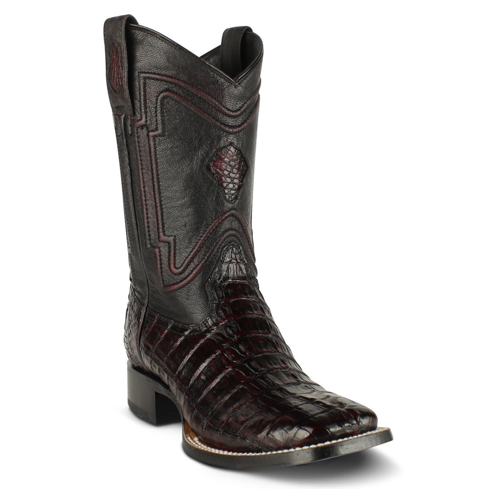 Men's Yeehaw Cowboy Caiman Tail Boots 