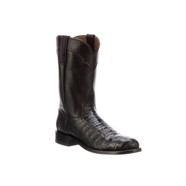 Men's Lucchese Dustin Crocodile Roper 